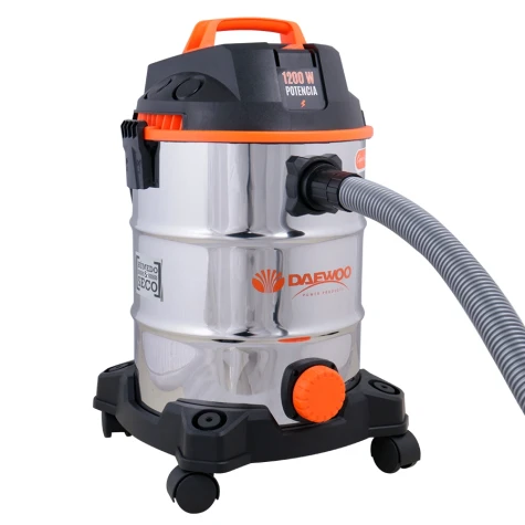 ASPIRADORA DAEWOO INOX 1200W 30L