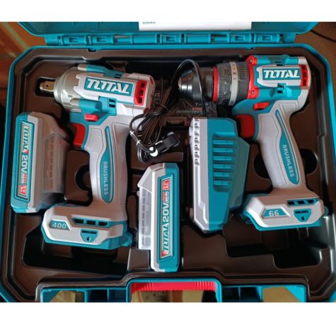 KIT LLAVE IMPACTO 400NM Y TALADRO 66NM TOTAL