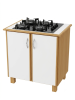 Thumbnail MUEBLE DE COCINA DE 2 CUERPOS CON ANAFE 4 HORNALLAS DAKO0